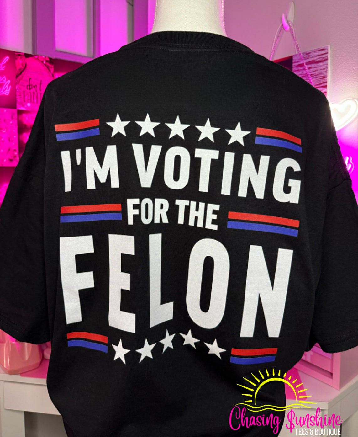 I’m voting for the felon