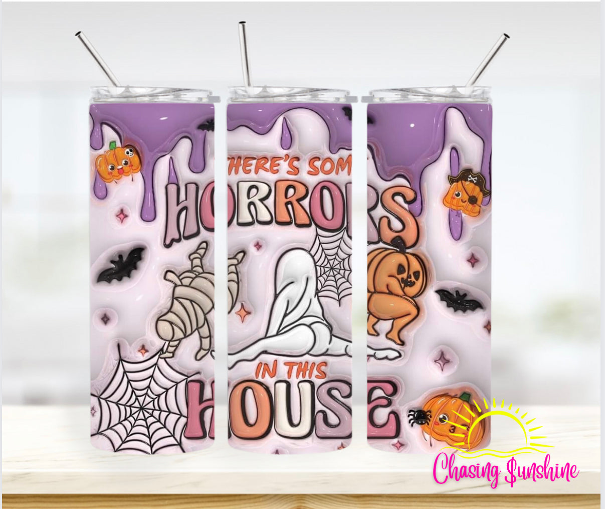 There's Some Horrors In This House- pastel