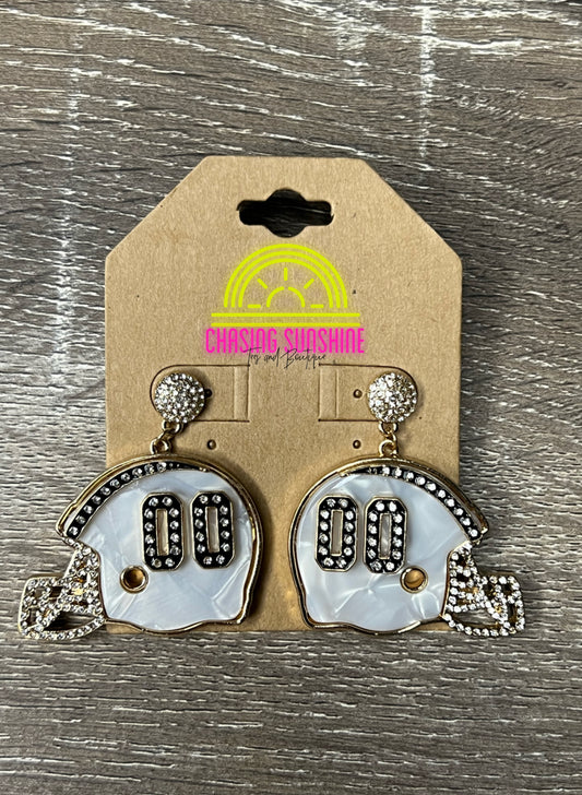 Football Helmet Earrings