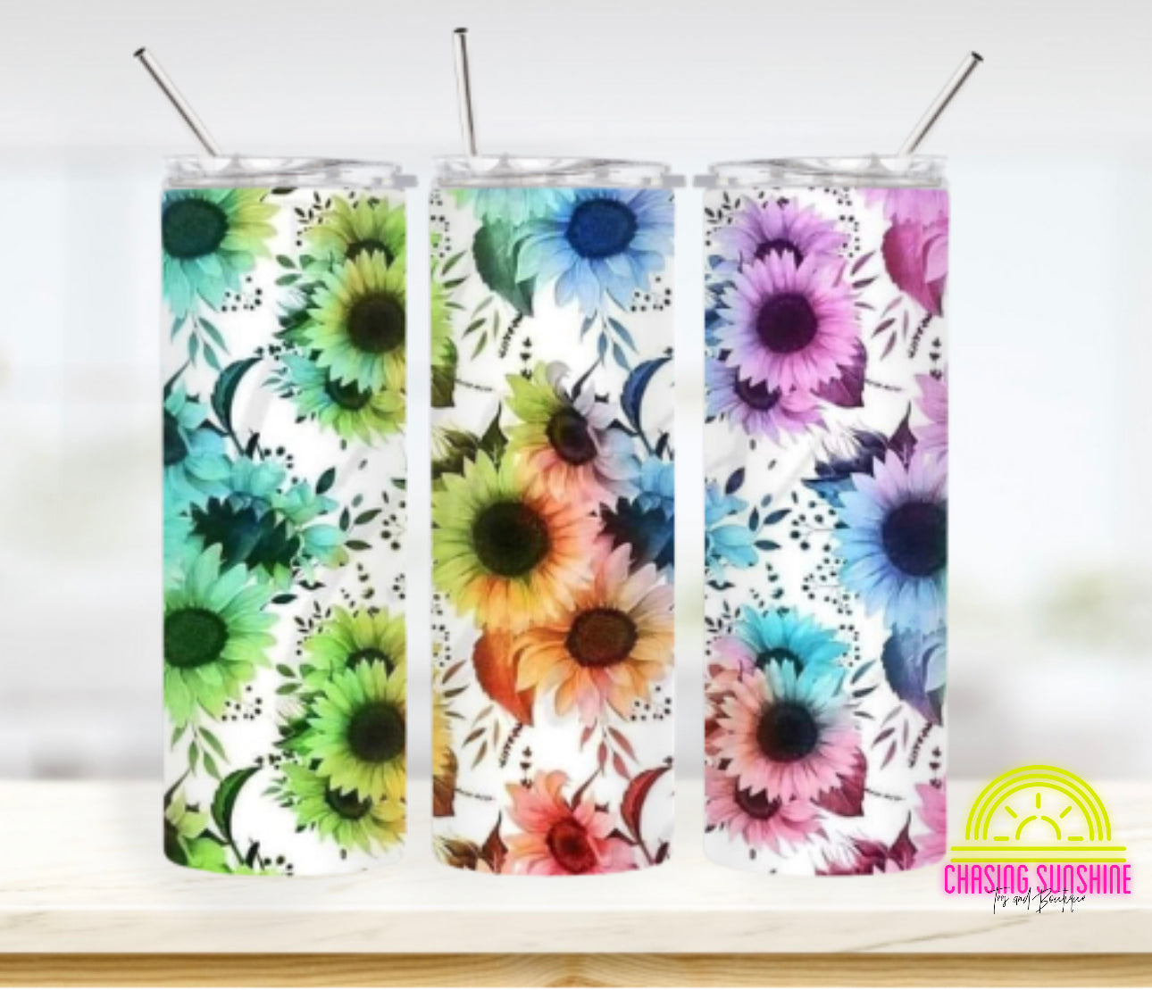 Water Color Sunflowers